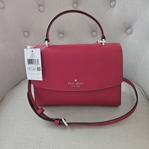 KATE SPADE DARCY TOP HANDLE SATCHEL, CHERRY RED, NEW WITH TAGS